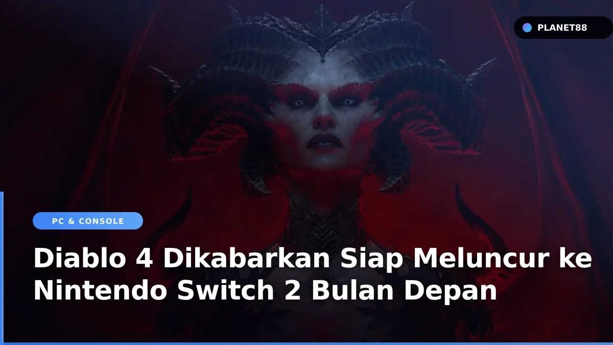 Karakter game Diablo 4 bertarung melawan iblis